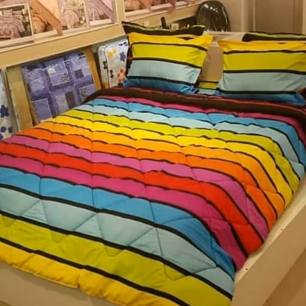 روتختی دونفره طرح رنگین کمان