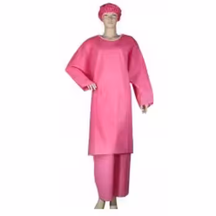 لباس بیمار رنگ صورتی