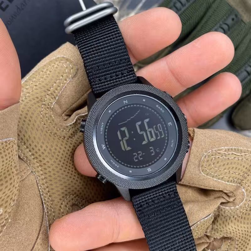 NORCH EDGEساعت 
APACHE 46
مردانه اسپرت بند پارچه ای نور پس زمینه ارتفاع سنج فشار سنج گام شمار کالری سنج