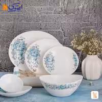 سرویس مانیسا آبی پارس اپال 28 پارچه 6 نفره کد 265