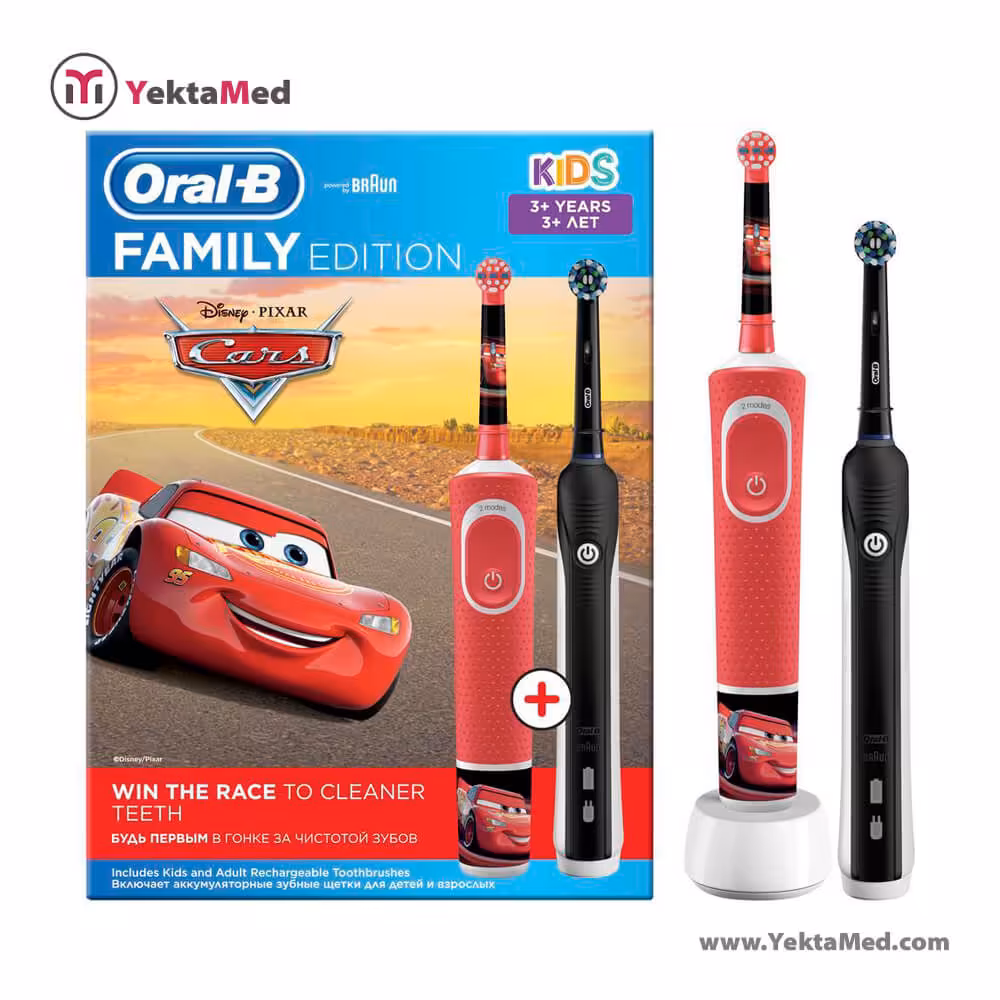 مسواک برقی اورال بی Family Edition kids cars