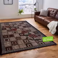 گلیم ماشینی4متری مناسب آشپزخانه طرح پارکت 