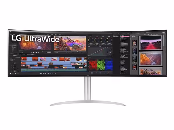 مانیتور مخصوص بازی ال جی مدل 49WQ95C-W سایز 49 اینچ