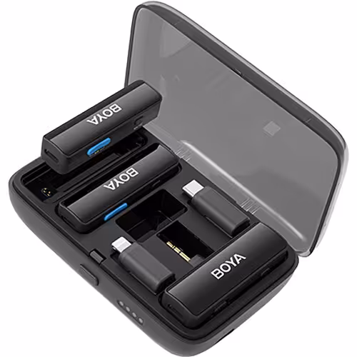 میکروفون بویا مدل BOYA BOYALINK 2-Person All-in-One Wireless Microphone System with Interchangeable Connectors
