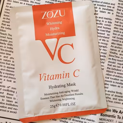 ماسک ورقه ای ویتامین سی  zozu