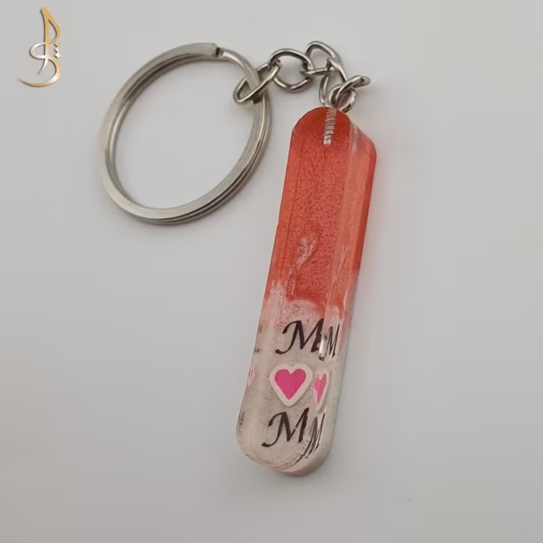 جاکلیدی رزینی طرح متن انگلیسی M و M نظر کد 011 (جاسوئیچی)