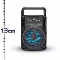 اسپیکر بلوتوثی GTS 1360 پخش کننده قابل حمل رقص نور دار اسپیکر شارژی جانبی باکس