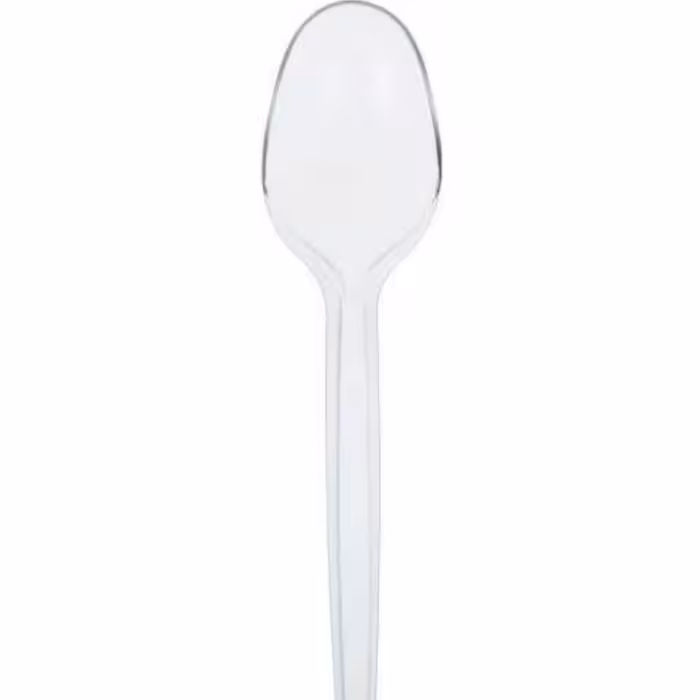 قاشق غذا یکبار مصرف کوچک جنس متوسط (کارتن 2000 تایی)