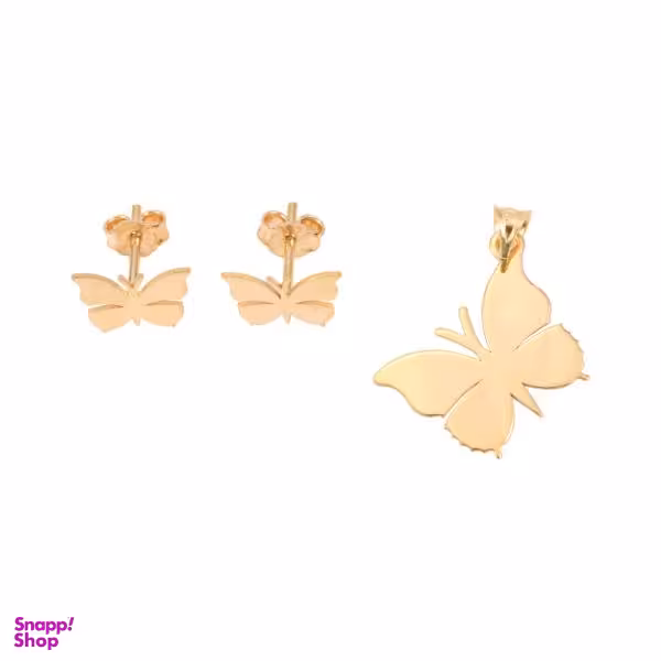 نیم ست طلا 18 عیار سپیده گالری مدل SH0005