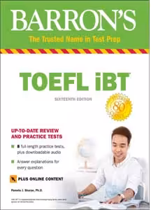 کتاب تافل بارنز ویرایش 16 Barron’s TOEFL IBT