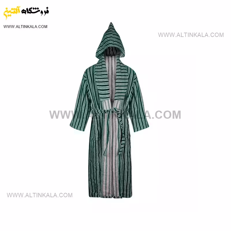 حوله پالتویی برق لامع طرح شالیزار سبز سایز 115