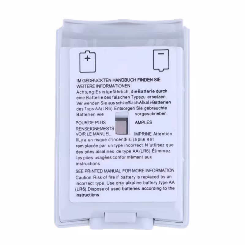 پشت باتری دسته ایکس باکس 360 دو رنگ سفید و مشکی اصلی نو