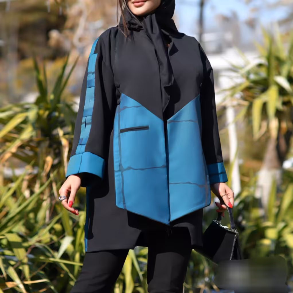 مانتو پارچه ژاکارد و مازراتی درجه یک مدل لار کیفیت تضمینی