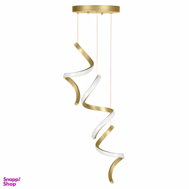 لوستر آویز 3 شعله چشمه نور کد L6364/3H