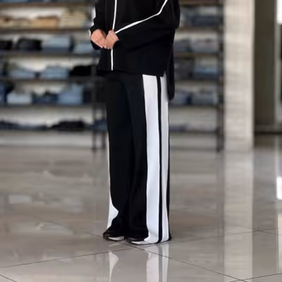 ست بلوز و شلوار بافت