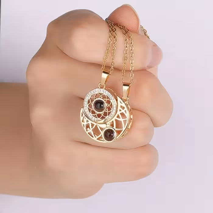 گردنبند  ست دوستت دارم به صد زبان 