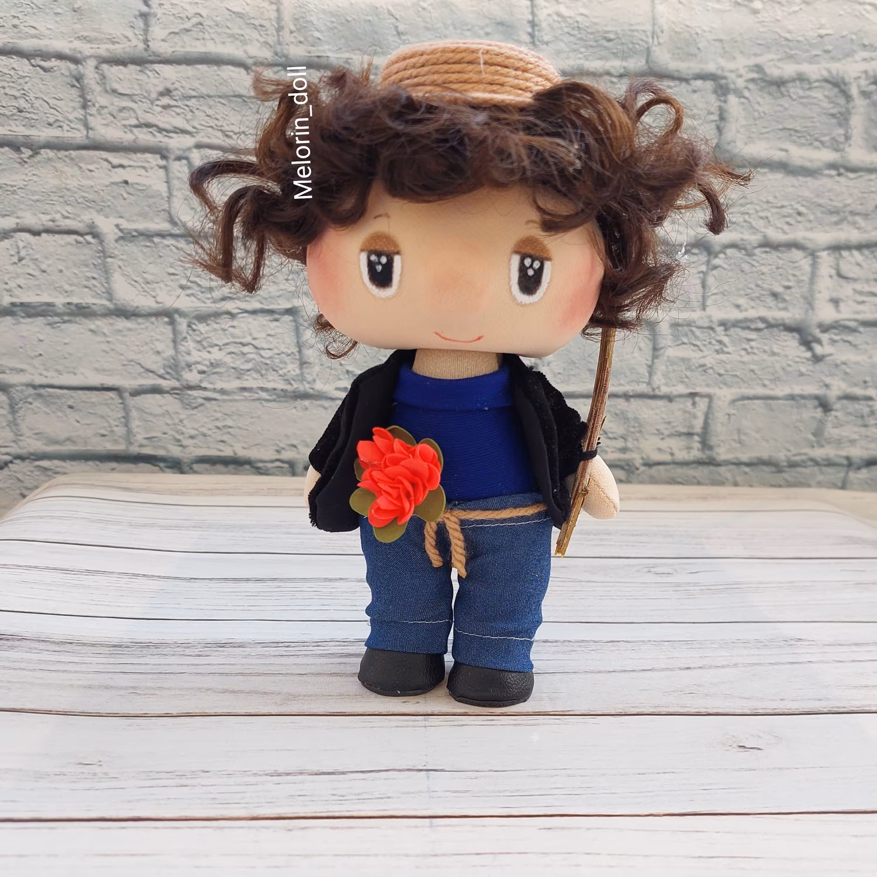 عروسک روسی مدل بچه مهمونی(بادام) 30 سانتی