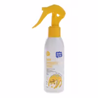 اسپری ضد آفتاب بدون رنگ بیبی فرست SPF 50 مدل پروبیوتیک محافظت کننده در برابر اشعه UVB,UVA با PA    مناسب پوست‌های معمولی حجم 150 میلی‌لیتر