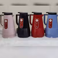 فلاکس فلاسک حراجی1.3 لیتری خط دار جدید 12 ساعت آب داغ نگه میدارد 24 ساعت آب یخ