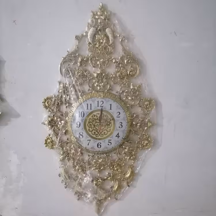 ساعت دیواری برنجی کد 5