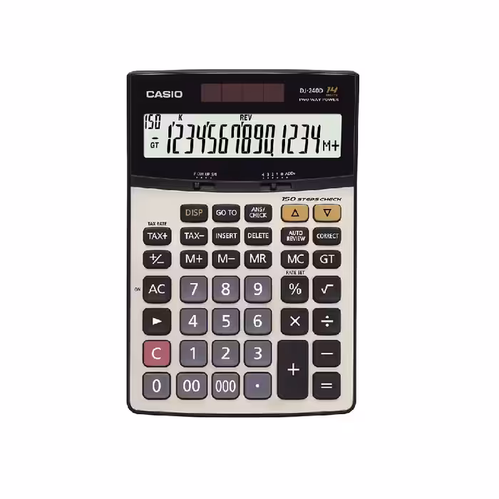 ماشین حساب کاسیو مدل DJ-240D