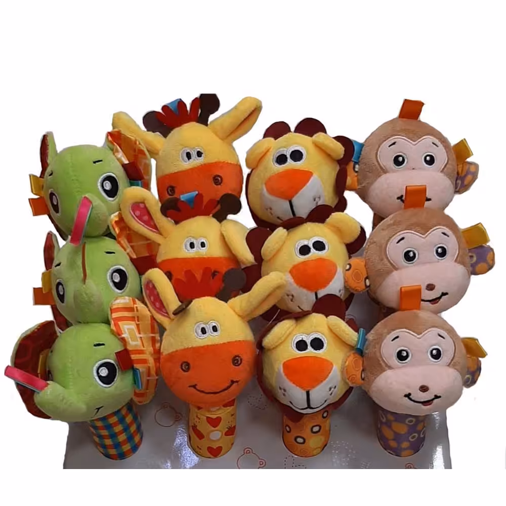 جغجغه سوسیسی دایان تویز Dayan Toys طرح حیوانات