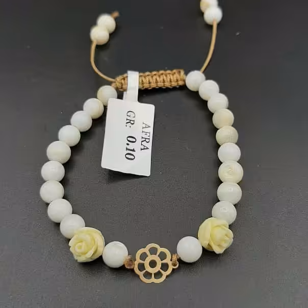 دستبند بند سنگی7وطلا100سوت