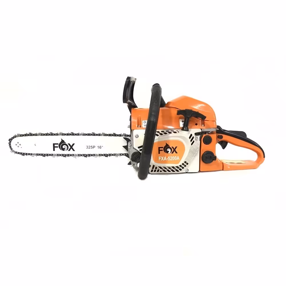 اره موتوری بنزینی 58 سی سی تیغه 40 سانتی متری برند فاکس وارداتی شرکت طبیعت سازان فراهانی 