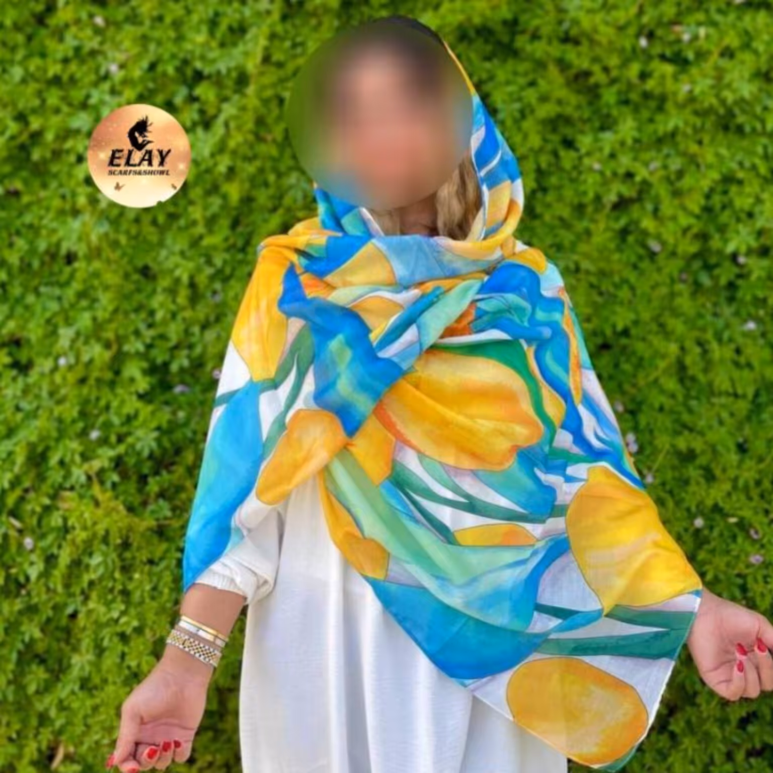 شال طرح انبه و برگ نخی اعلا چهارفصل کیفیت در حد شال اورجینال وارداتی 