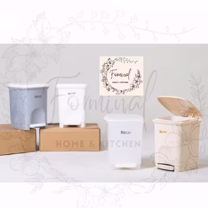 سطل چهارگوش پدالی کوچک باران 110