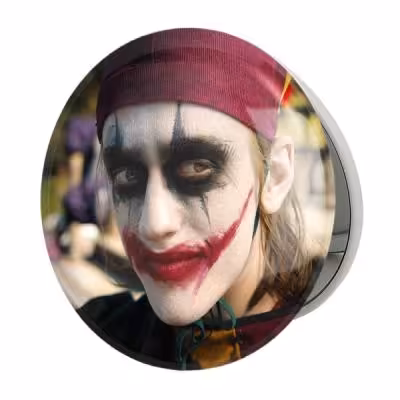 آینه جیبی خندالو طرح سریال ونزدی Wednesday مدل تاشو کد 25263