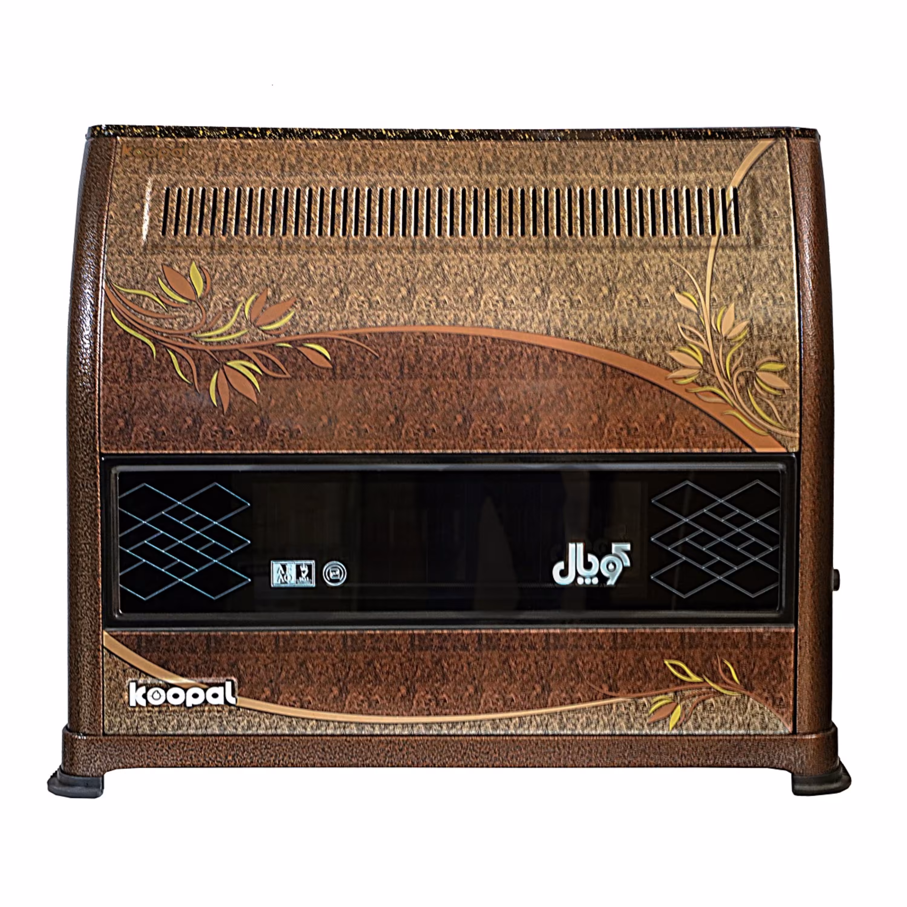 بخاری گازسوز کوپال مدل 9000 طرح گلبرک