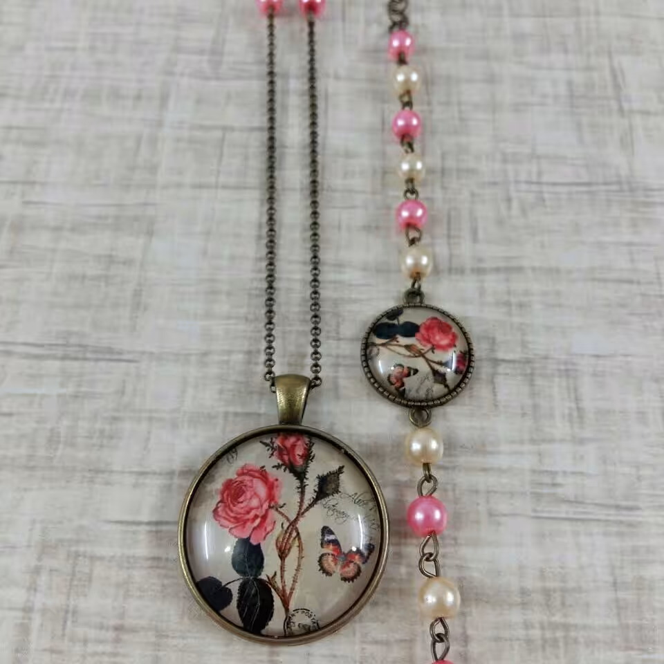 ست گردنبند بلند و دستبند