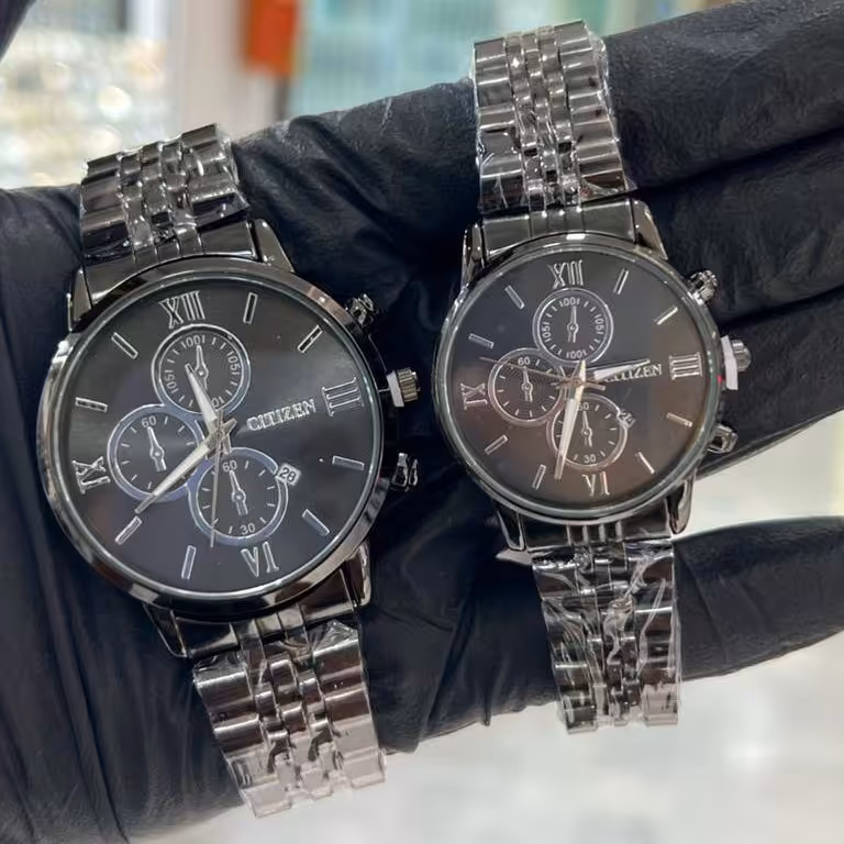 ساعت مچی ست سیتیزن قفلی کیفیت قوی با جعبه و ارسال رایگان 
