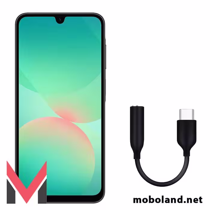 قیمت مبدل تایپ سی به جک صدا سامسونگ Galaxy A26 5G - موبولند