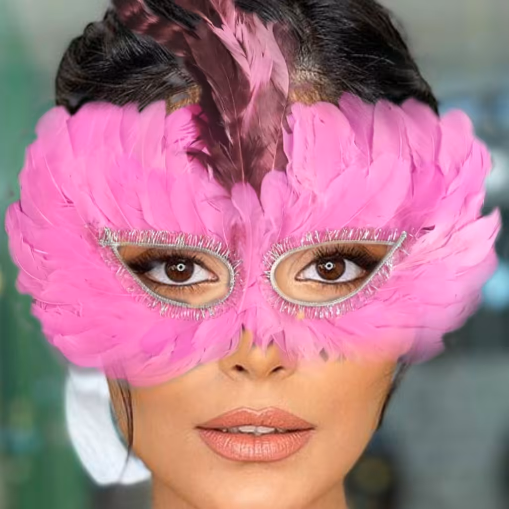 نقاب بالماسکه رنگی زنانه،نقاب صورت زنانه،نقاب زنانه،نقاب هالووین،هالووین