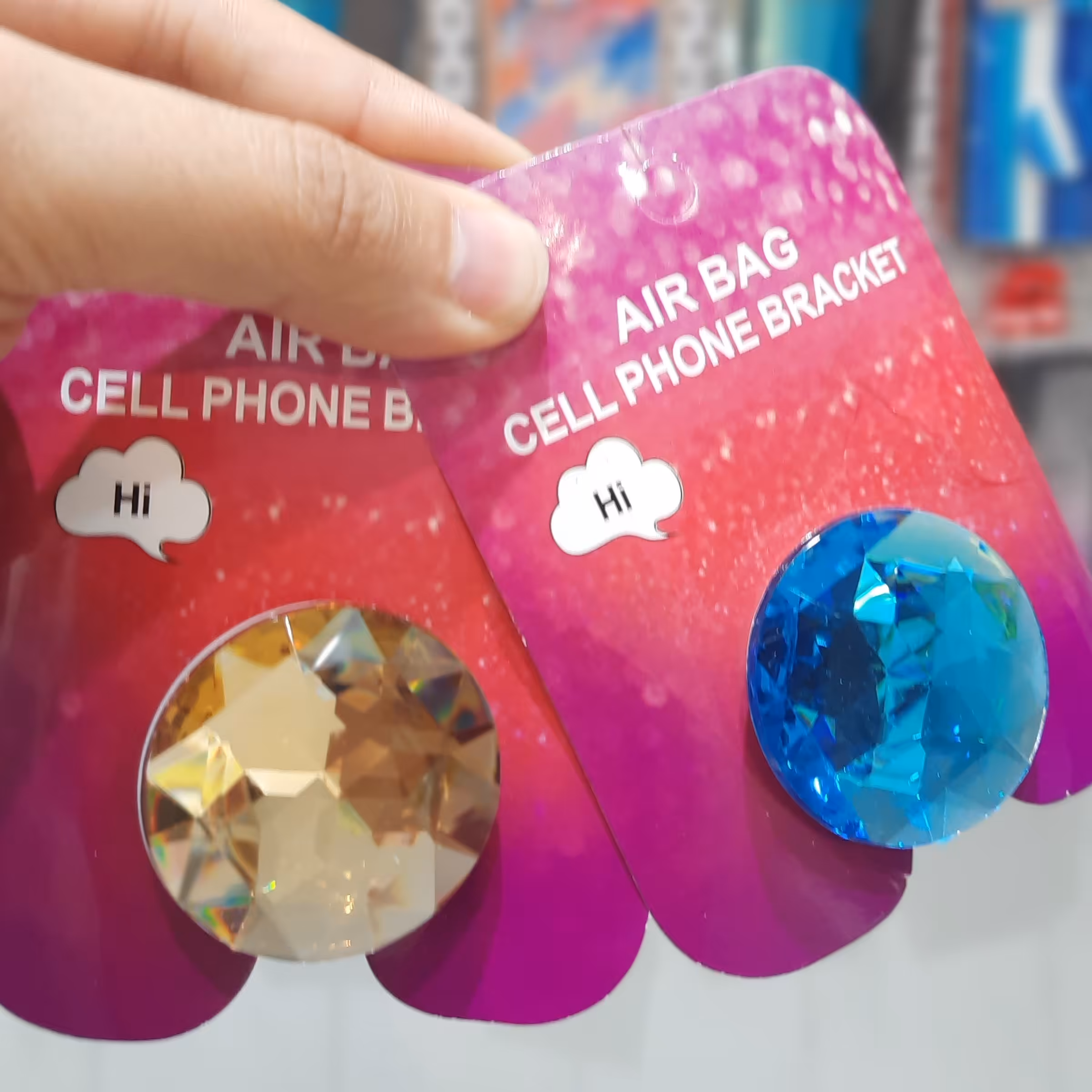 پاب سوکت رنگی پشت گوشی 