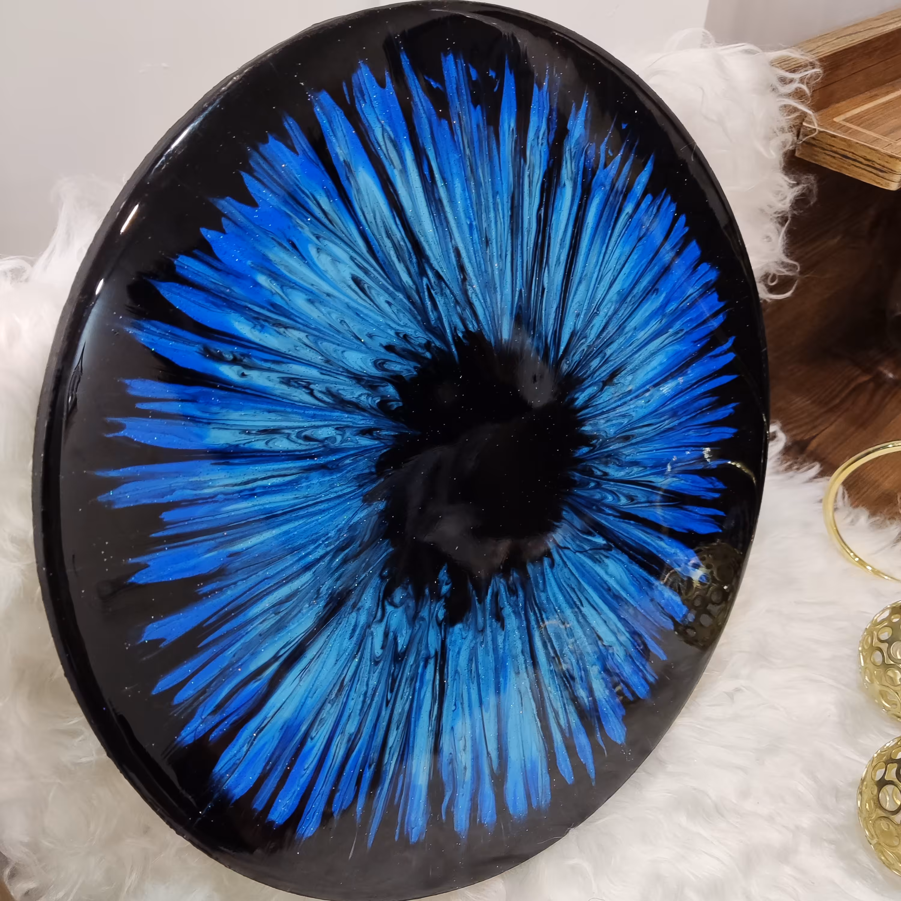 تابلو رزینی جانان طرح عدسی چشم سایز 30