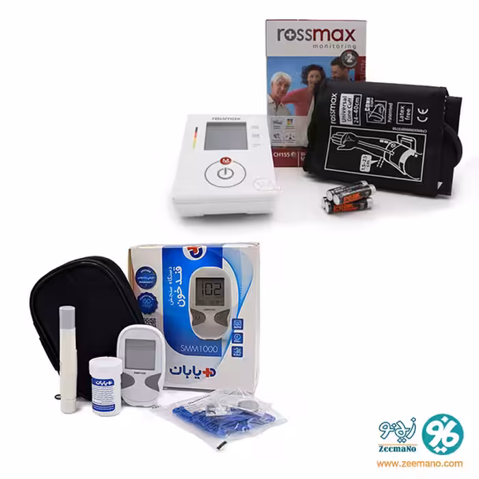 بسته تخفیفی فشارسنج رزمکس   دستگاه تست قند دیابان