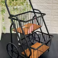 جاپیازی طرح کالسکه 2طبقه برند ایساتیس فلزی