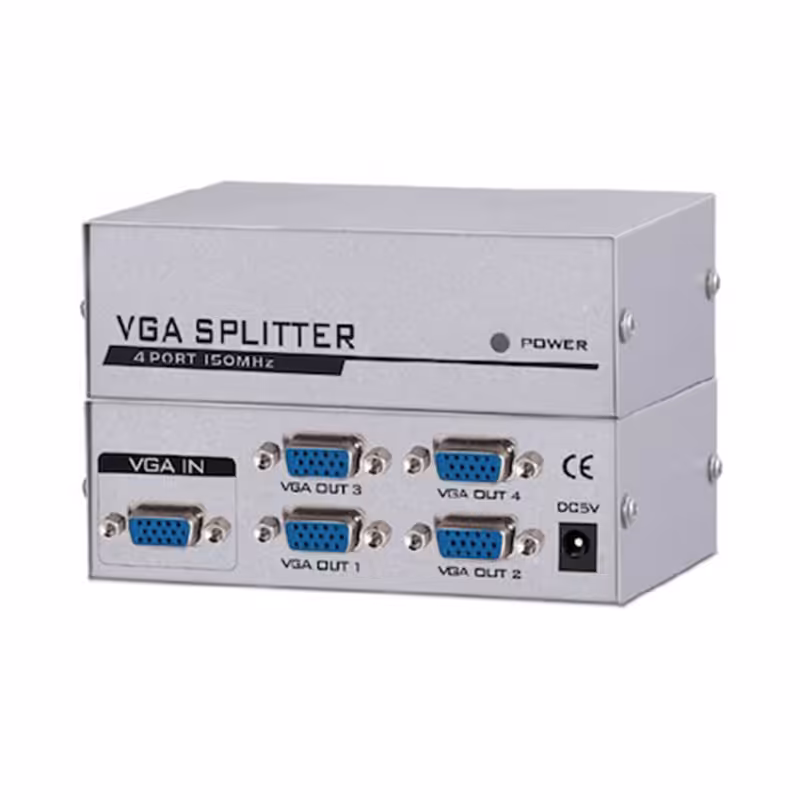 اسپلیتر VGA چهار پورت وی نت با کیفیت 150 مگاهرتز