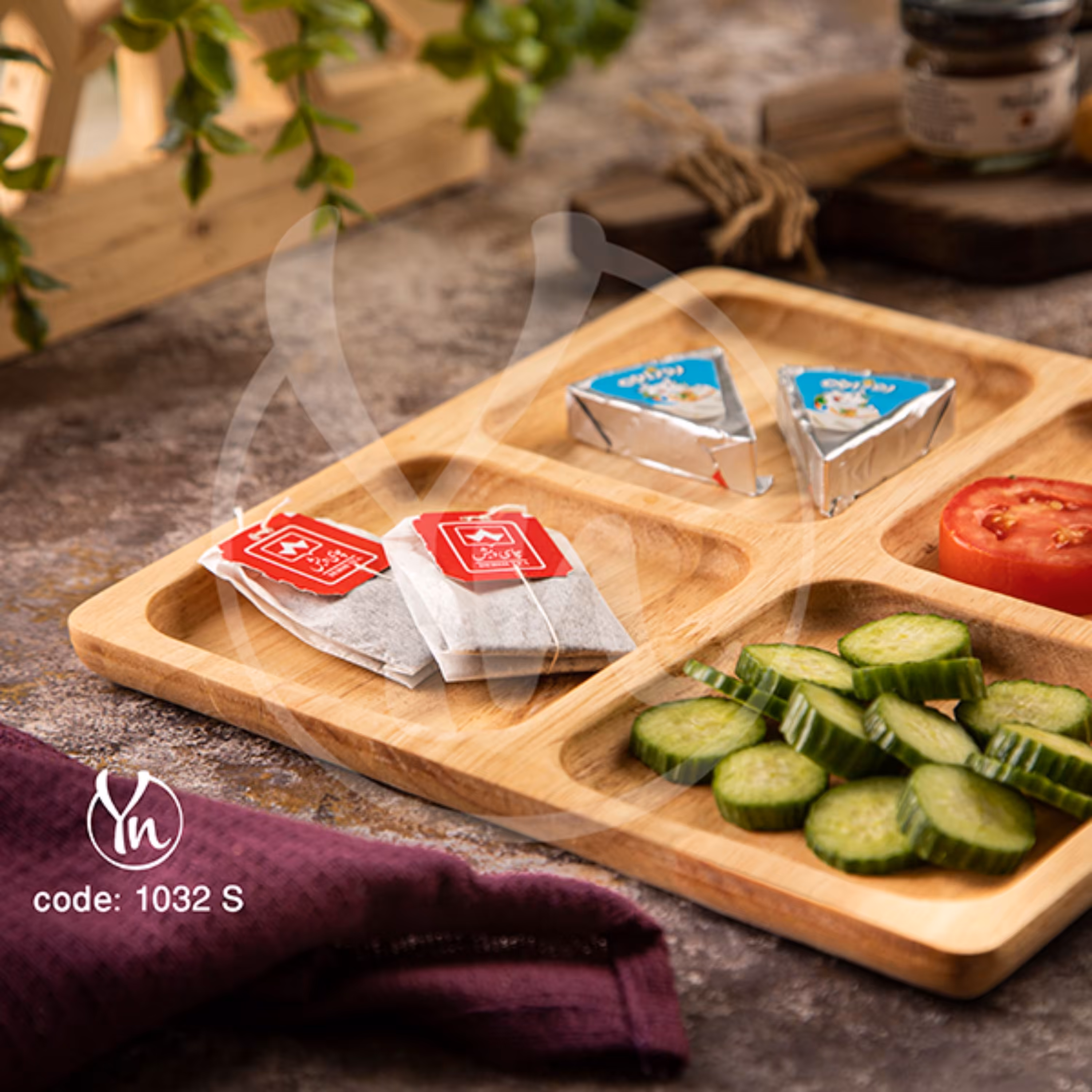 اردو چهارخانه مربع کوچک (چوب رابروود)