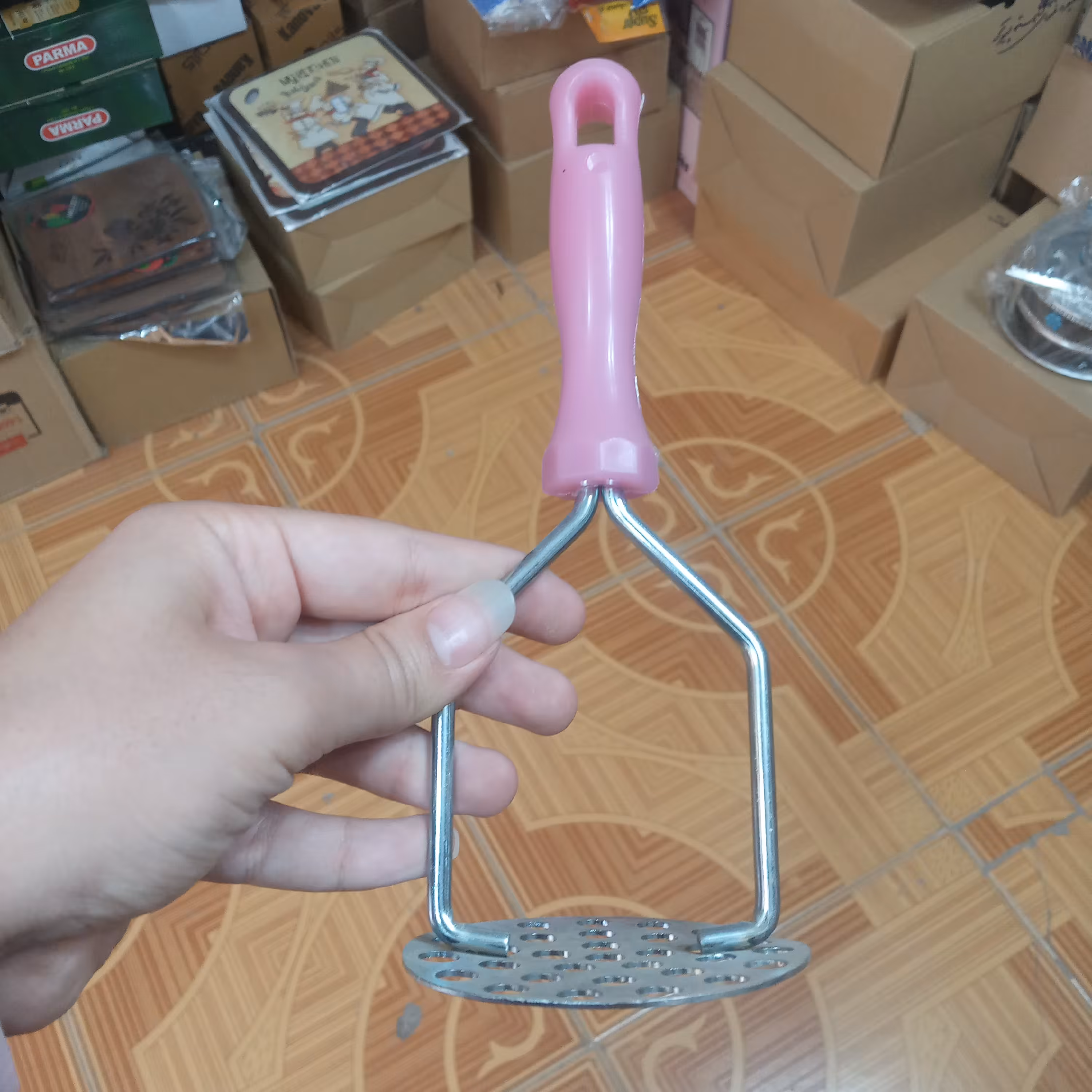 پوره کن سیب زمینی دسته پلاستیکی