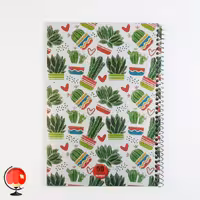 دفتر مشق 50 برگ سیمی طرح کاکتوس آپادانا