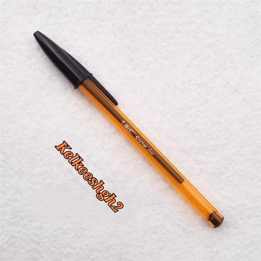 خودکار بیک کریستال فاین 8mm رنگ مشکی
