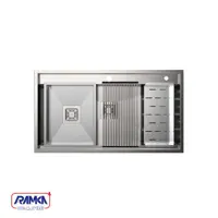 سینک استیل البرز مدل 955 توکار