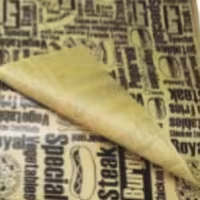 کاغذ کرافت  70 گرم ساندویچ چاپی سایز متوسط (بسته 10 کیلو)