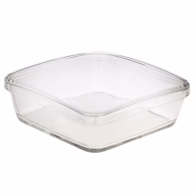 بیسکوئیت خوری شیشه ای دربدار لیمون