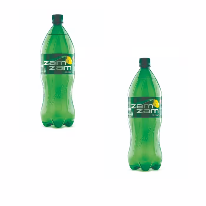 نوشابه لیمو گازدار زمزم - 1.5 لیتر - بسته 2 عددی