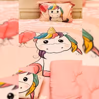 سرویس روتختی یک نفره 4 تیکه ترک مناسب سایز 90 و 120 ضد حساسیت ، لطیف ،لحاف با الیاف 360 گرمی 